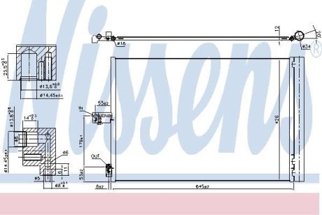 Конденсатор, кондиционер NISSENS 940420