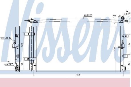 Конденсатор без хладогена NISSENS 940430