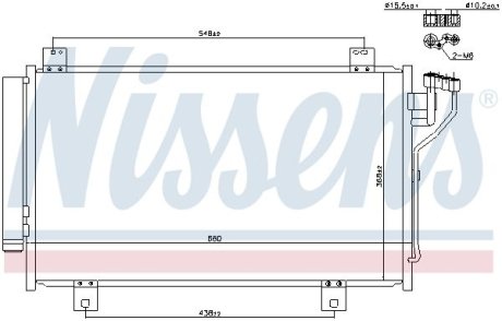 Конденсатор, кондиционер NISSENS 940471