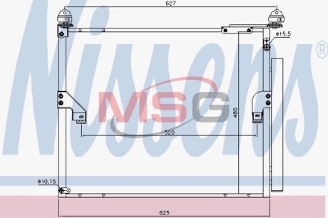 Конденсатор, кондиционер NISSENS 940508