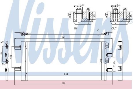 Конденсатор, кондиционер NISSENS 940509