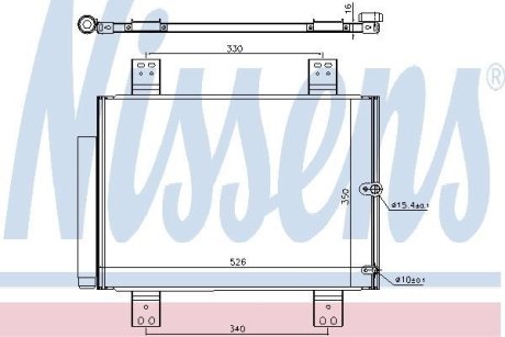 Конденсатор, кондиционер NISSENS 940560