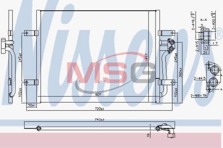 Конденсатор без хладогена NISSENS 940585