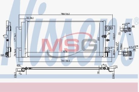 Skraplacz AUDI RS6 12- RS7 14- NISSENS 940589