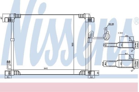 Конденсатор без хладогена NISSENS 940616