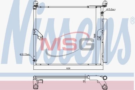 Конденсатор без хладогена NISSENS 940623