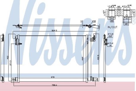 Конденсатор без хладогена NISSENS 940685