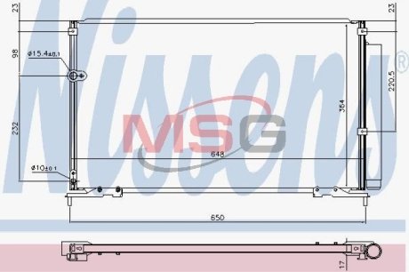 Skraplacz RHD CIVIC 4d 05- NISSENS 940707