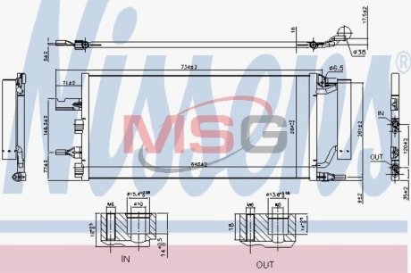 Радиатор кондиционера NISSENS 940759