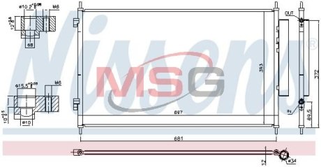 Конденсатор без хладогена NISSENS 940811