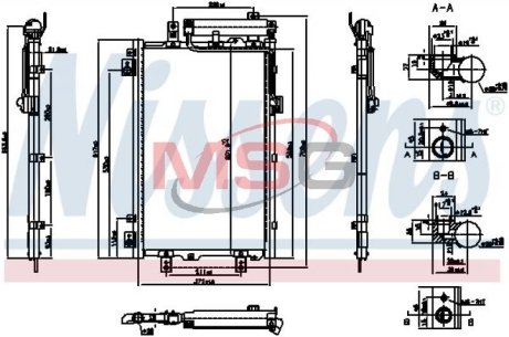 Конденсер кондиціонера NISSENS 940833