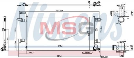 Конденсатор без хладогена NISSENS 941076