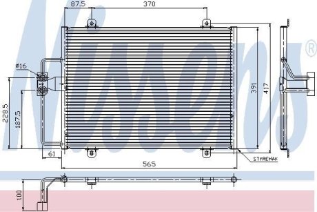 Конденсатор, кондиционер NISSENS 94246