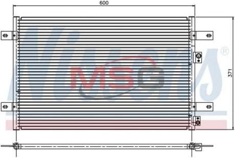 Конденсатор, кондиционер NISSENS 94251