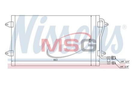 Конденсатор, кондиционер NISSENS 94258