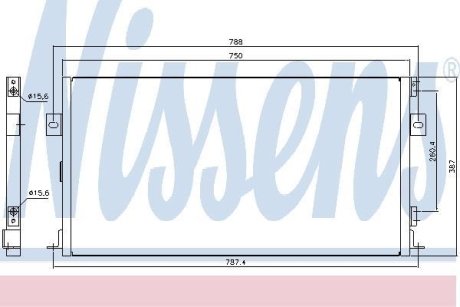 Конденсатор, кондиционер NISSENS 94267