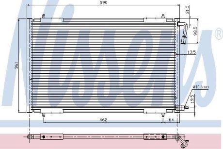 Конденсатор, кондиционер NISSENS 94392