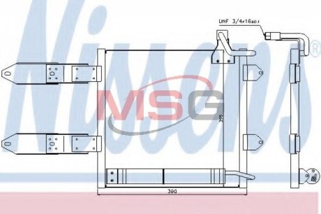 Конденсатор, кондиционер NISSENS 94443