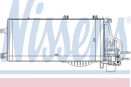 Конденсатор, кондиционер NISSENS 94548