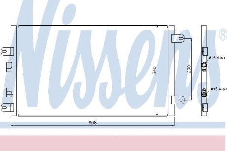 Конденсатор, кондиционер NISSENS 94552