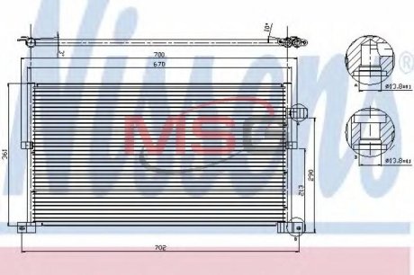 Конденсатор без хладогена NISSENS 94586