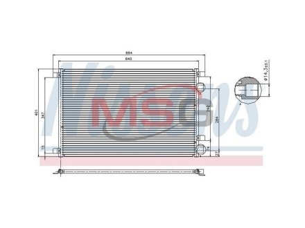 Конденсатор без хладогену NISSENS 94626