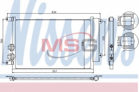 Конденсатор, кондиционер NISSENS 94744