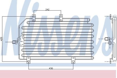 Конденсатор, кондиционер NISSENS 94816