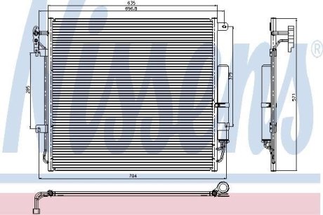 Конденсатор, кондиционер NISSENS 94839