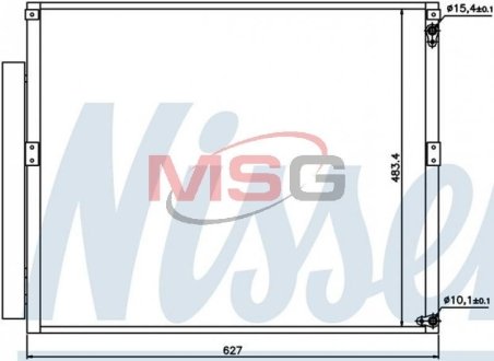 Радиатор кондиционера NISSENS 94919