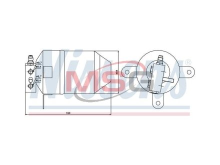 Осушитель, кондиционер NISSENS 95006