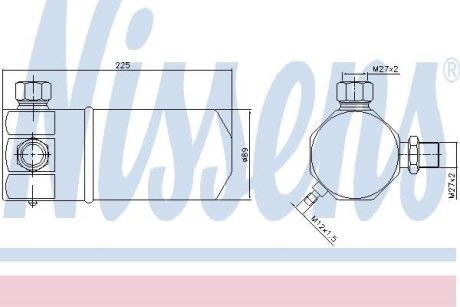 Осушитель, кондиционер NISSENS 95137
