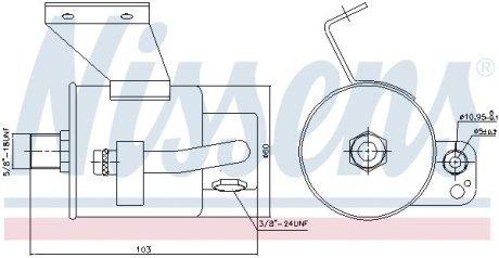 Осушувач кондиціонера NISSENS 95182