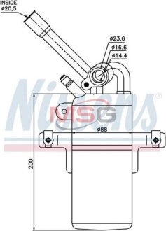 Осушитель, кондиционер NISSENS 95213