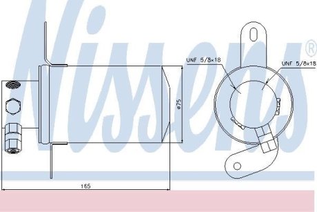 Осушитель, кондиционер NISSENS 95228