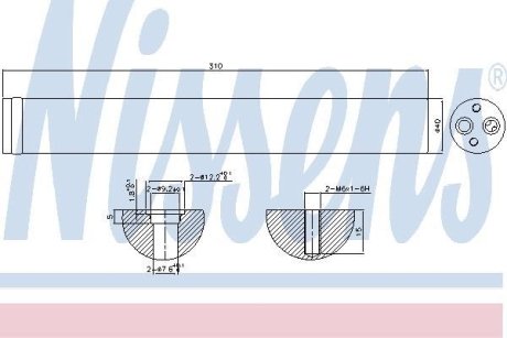 Осушитель, кондиционер NISSENS 95342