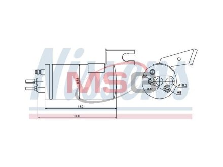 Осушувач кондиціонера NISSENS 95368