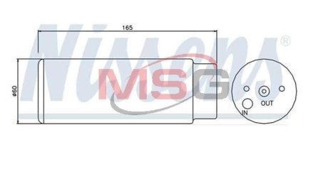 Осушувач кондиціонера NISSENS 95380