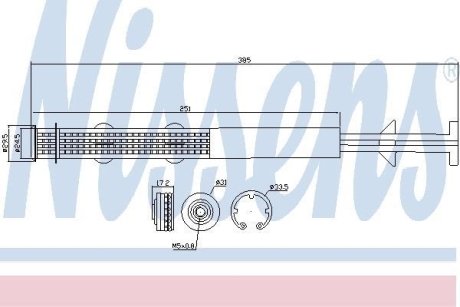 Осушитель, кондиционер NISSENS 95403