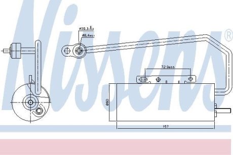 Осушитель, кондиционер NISSENS 95409