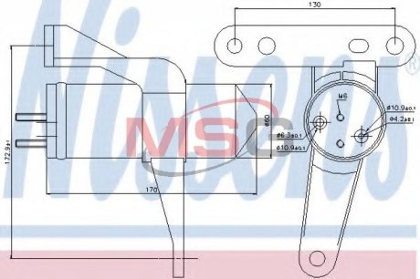 Осушувач кондиціонера NISSENS 95470