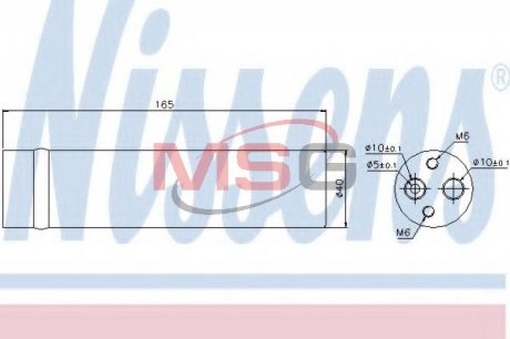 Осушувач,кондиціонер NISSENS 95481