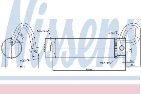 Осушитель, кондиционер NISSENS 95496