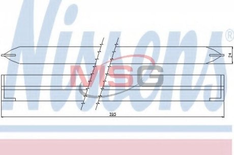 Осушитель, кондиционер NISSENS 95500