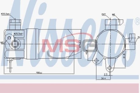 Осушитель кондиционера NISSENS 95602