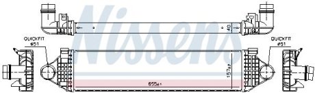 Інтеркулер VOLVO V40/S60/V60/V70 1,5/2,0/2,0D 15- NISSENS 961476