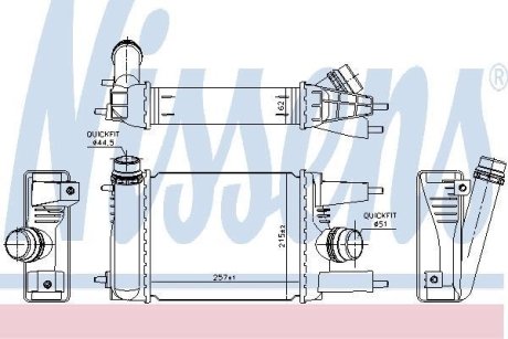 Інтеркулер NISSENS 96153