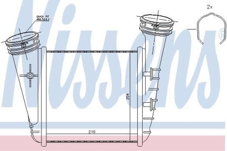 Интеркулер NISSENS 96468