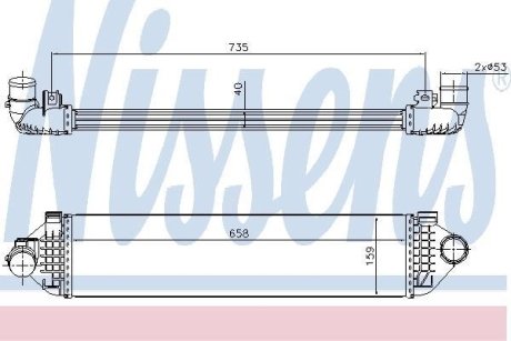 Интеркулер NISSENS 96473 (фото 1)