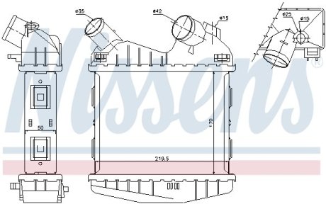 Інтеркулер NISSENS 96499 (фото 1)